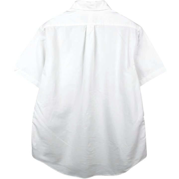 Ralph Lauren Classic Fit short sleeve button down shirt, men's size L cotton white type Vintage Second Hand