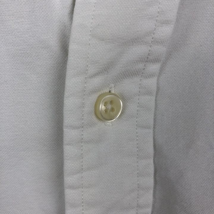 Ralph Lauren Classic Fit short sleeve button down shirt, men's size L cotton white type Vintage Second Hand
