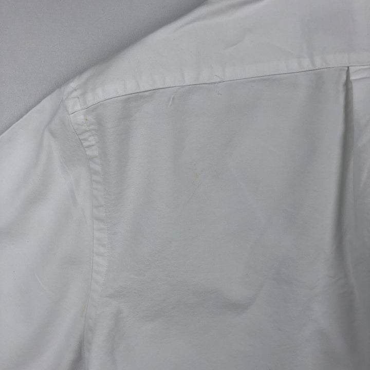 Ralph Lauren Classic Fit short sleeve button down shirt, men's size L cotton white type Vintage Second Hand