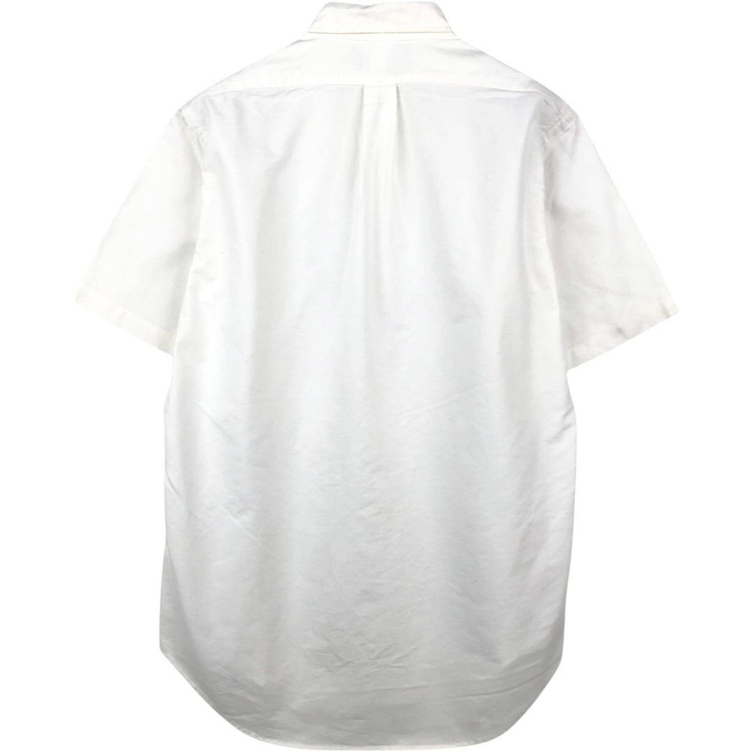 Ralph Lauren short sleeve button down shirt, size S cotton white type Vintage Second Hand
