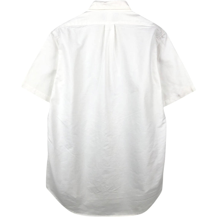 Ralph Lauren short sleeve button down shirt, size S cotton white type Vintage Second Hand