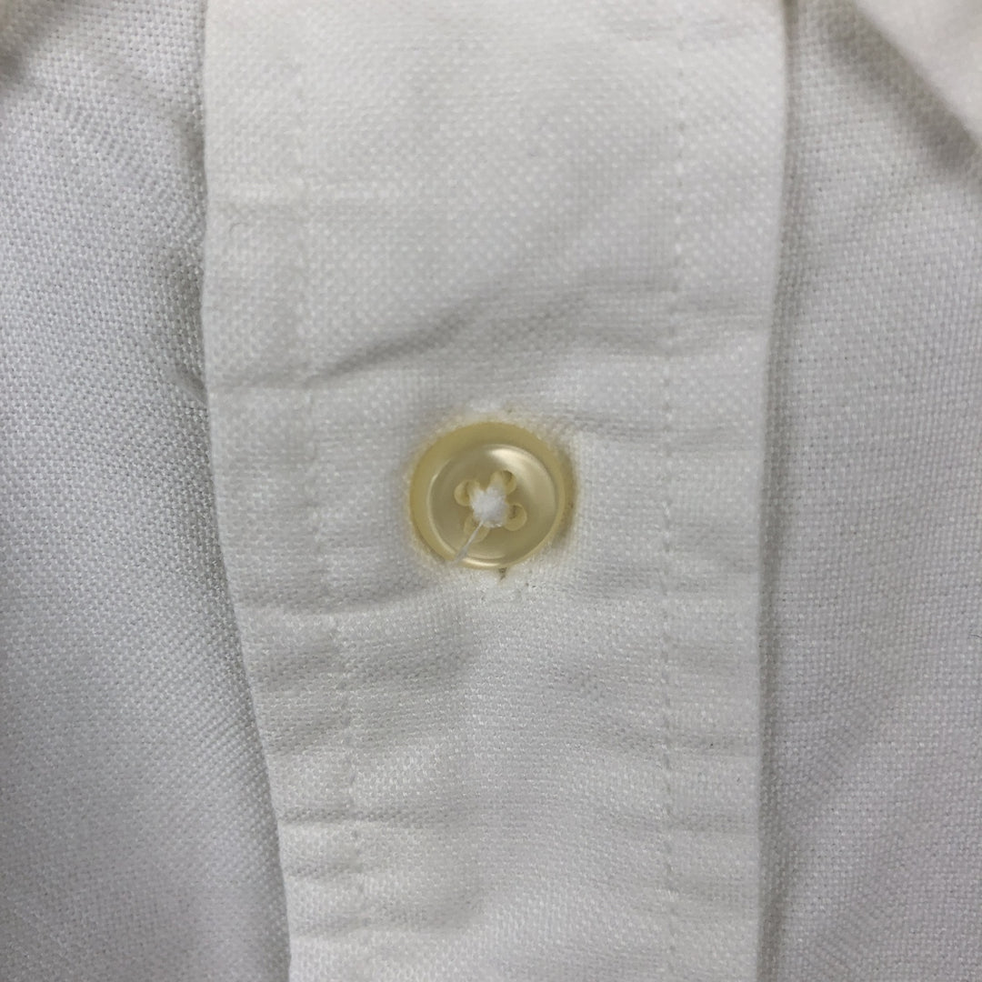 Ralph Lauren short sleeve button down shirt, size S cotton white type Vintage Second Hand