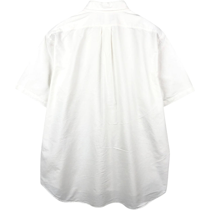 Ralph Lauren BLAKE short sleeve button down shirt, men's XL size cotton white type Vintage Second Hand
