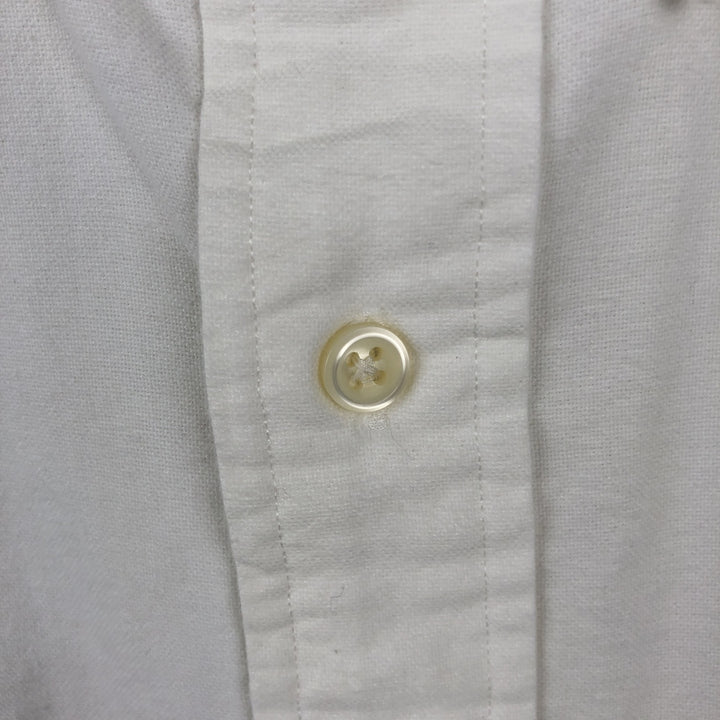 Ralph Lauren BLAKE short sleeve button down shirt, men's XL size cotton white type Vintage Second Hand