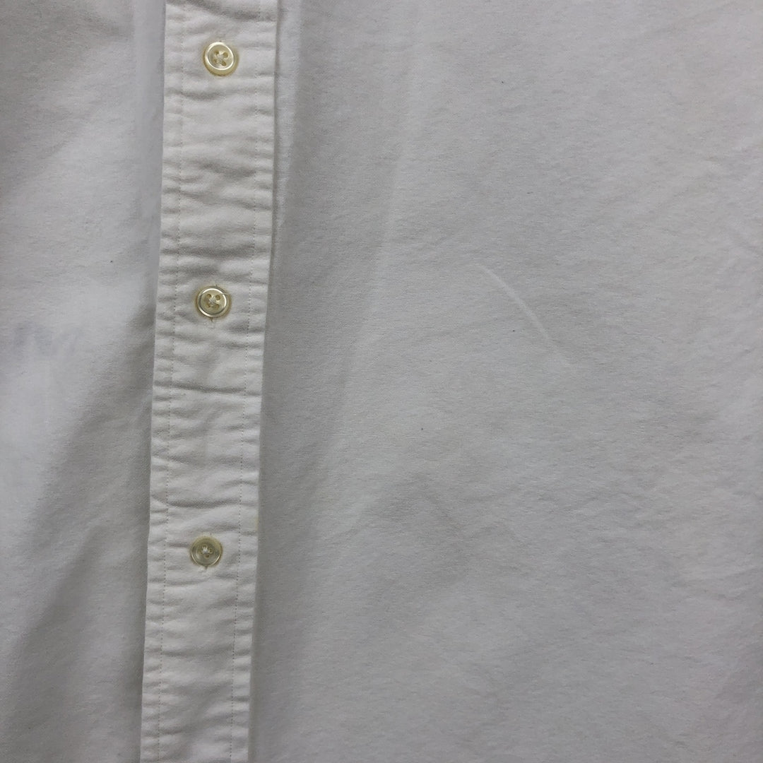Ralph Lauren BLAKE short sleeve button down shirt, men's XL size cotton white type Vintage Second Hand