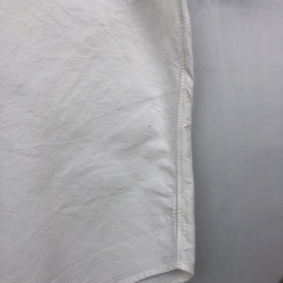Ralph Lauren BLAKE short sleeve button down shirt, men's XL size cotton white type Vintage Second Hand