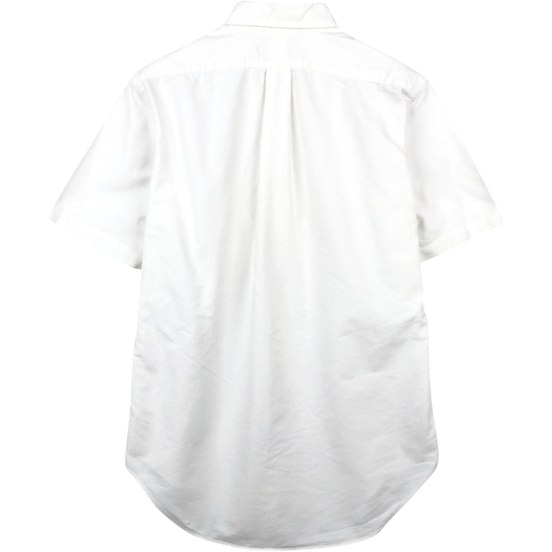 Ralph Lauren Classic Fit short-sleeved button-down shirt, men's size S cotton white type Vintage Second Hand