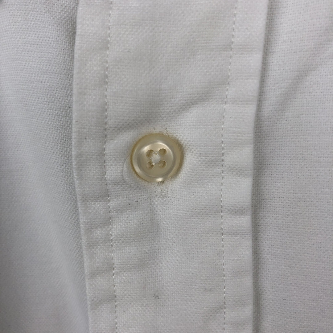 Ralph Lauren Classic Fit short-sleeved button-down shirt, men's size S cotton white type Vintage Second Hand