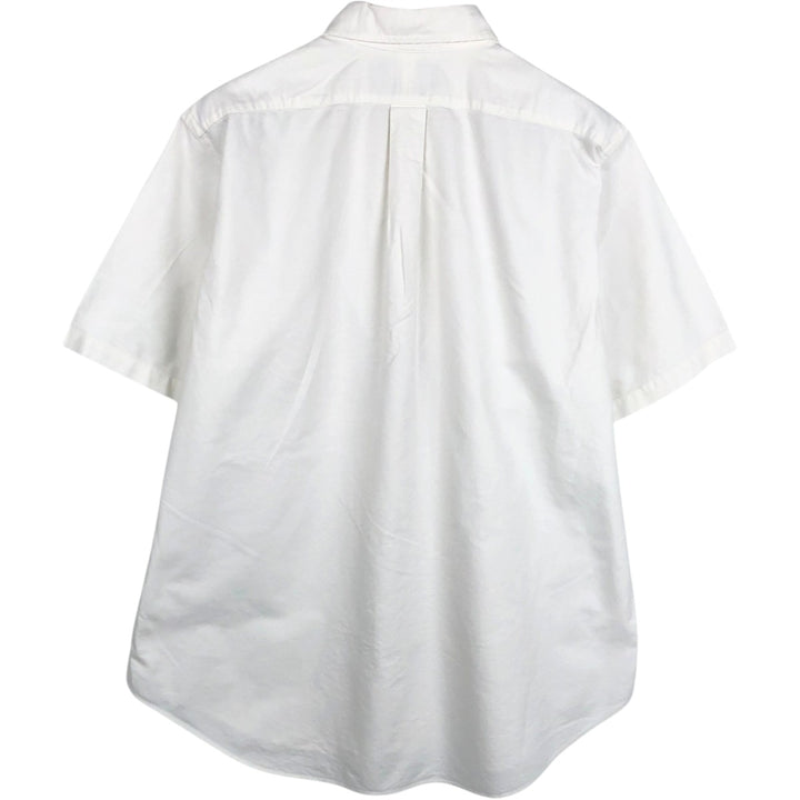 Ralph Lauren Classic Fit short sleeve button down shirt, men's size L cotton white type Vintage Second Hand