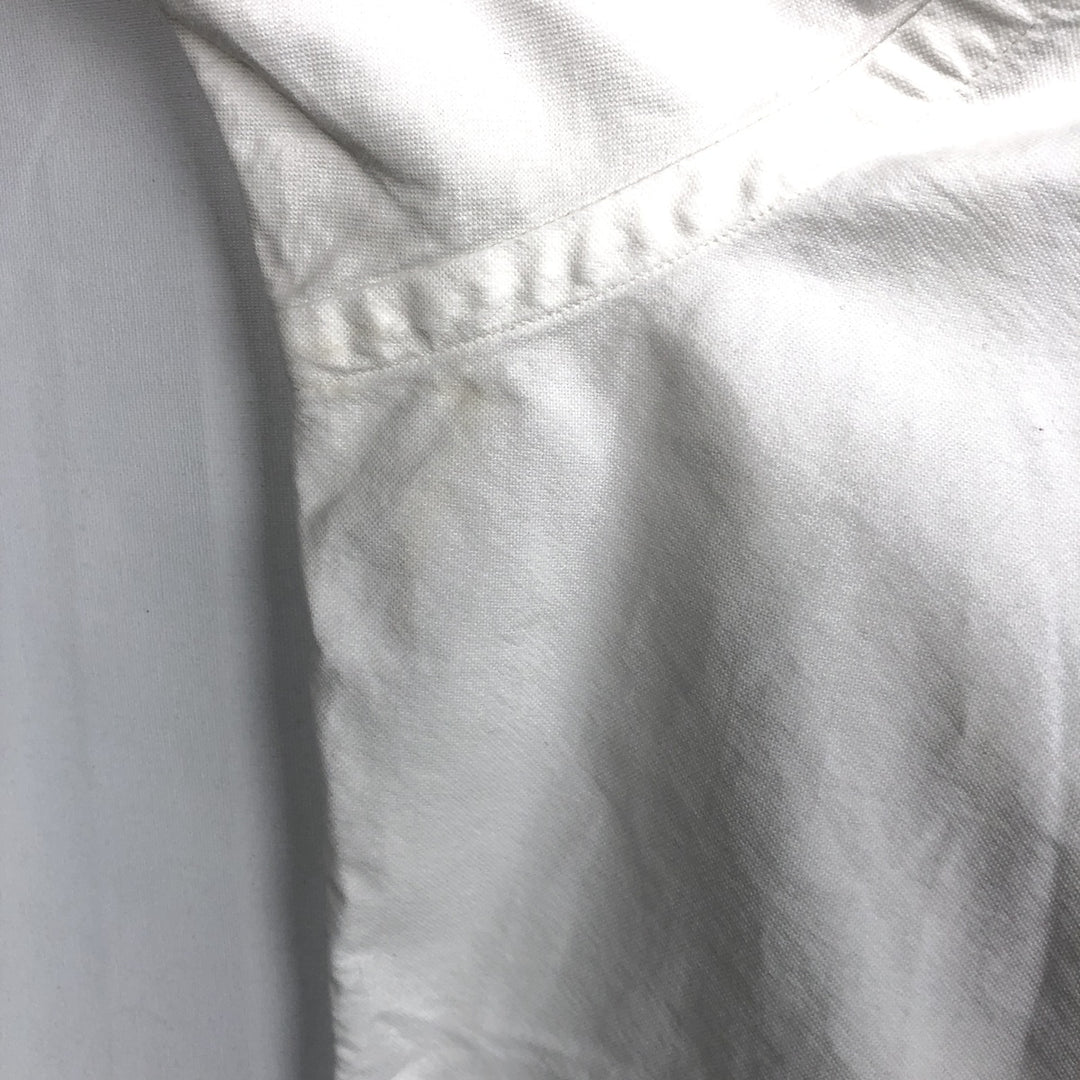 Ralph Lauren Classic Fit short sleeve button down shirt, men's size L cotton white type Vintage Second Hand