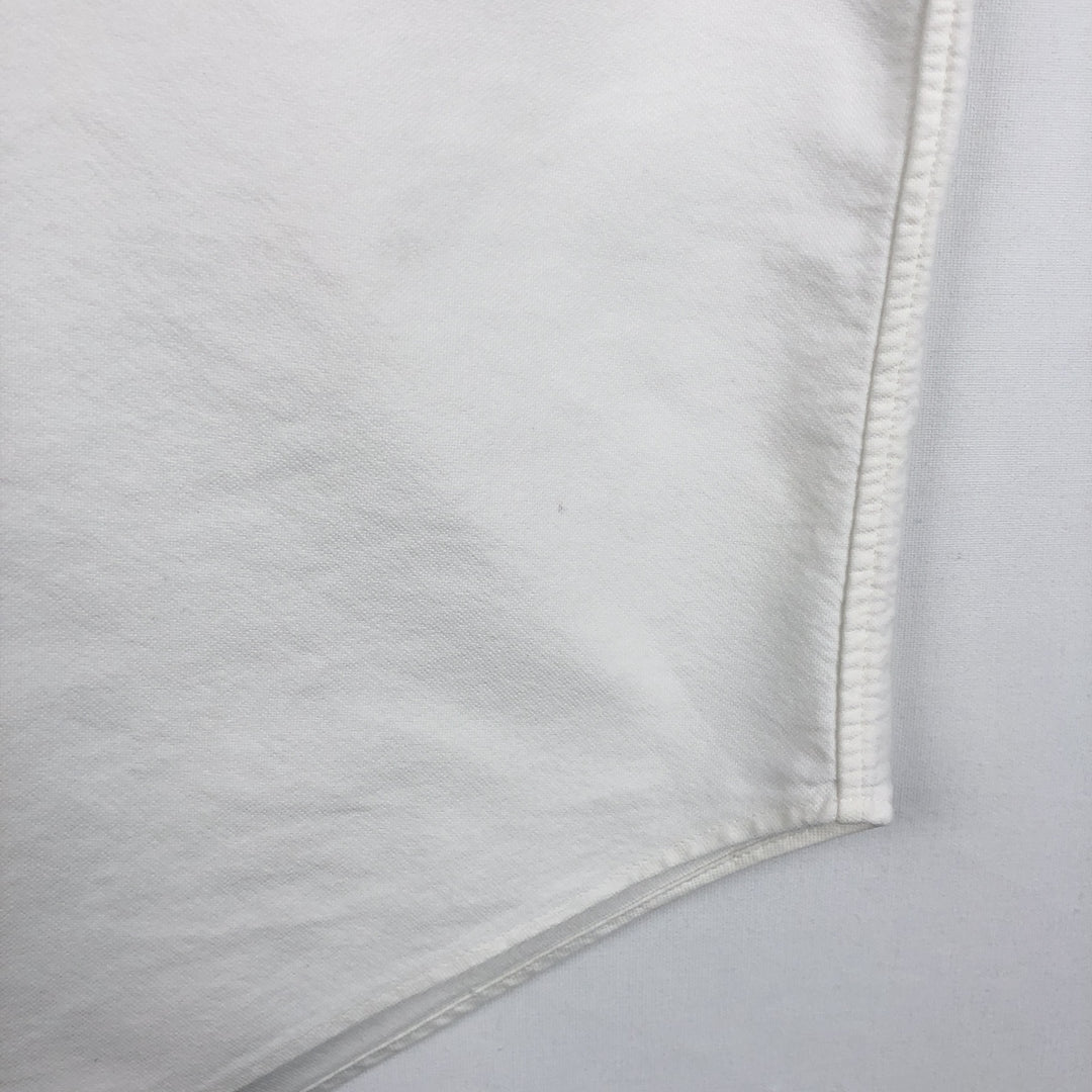 Ralph Lauren Classic Fit short sleeve button down shirt, men's size L cotton white type Vintage Second Hand