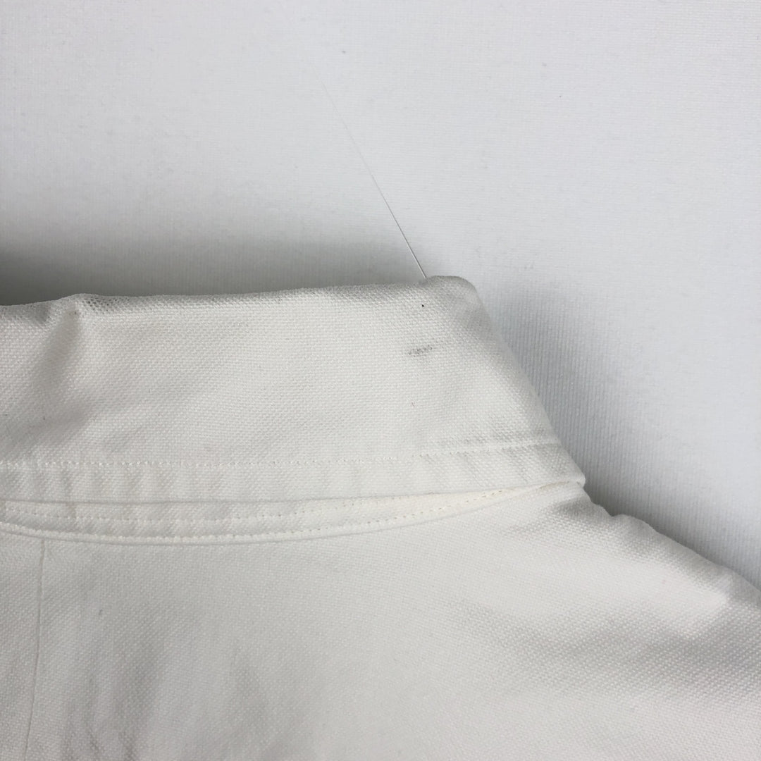 Ralph Lauren Classic Fit short sleeve button down shirt, men's size L cotton white type Vintage Second Hand