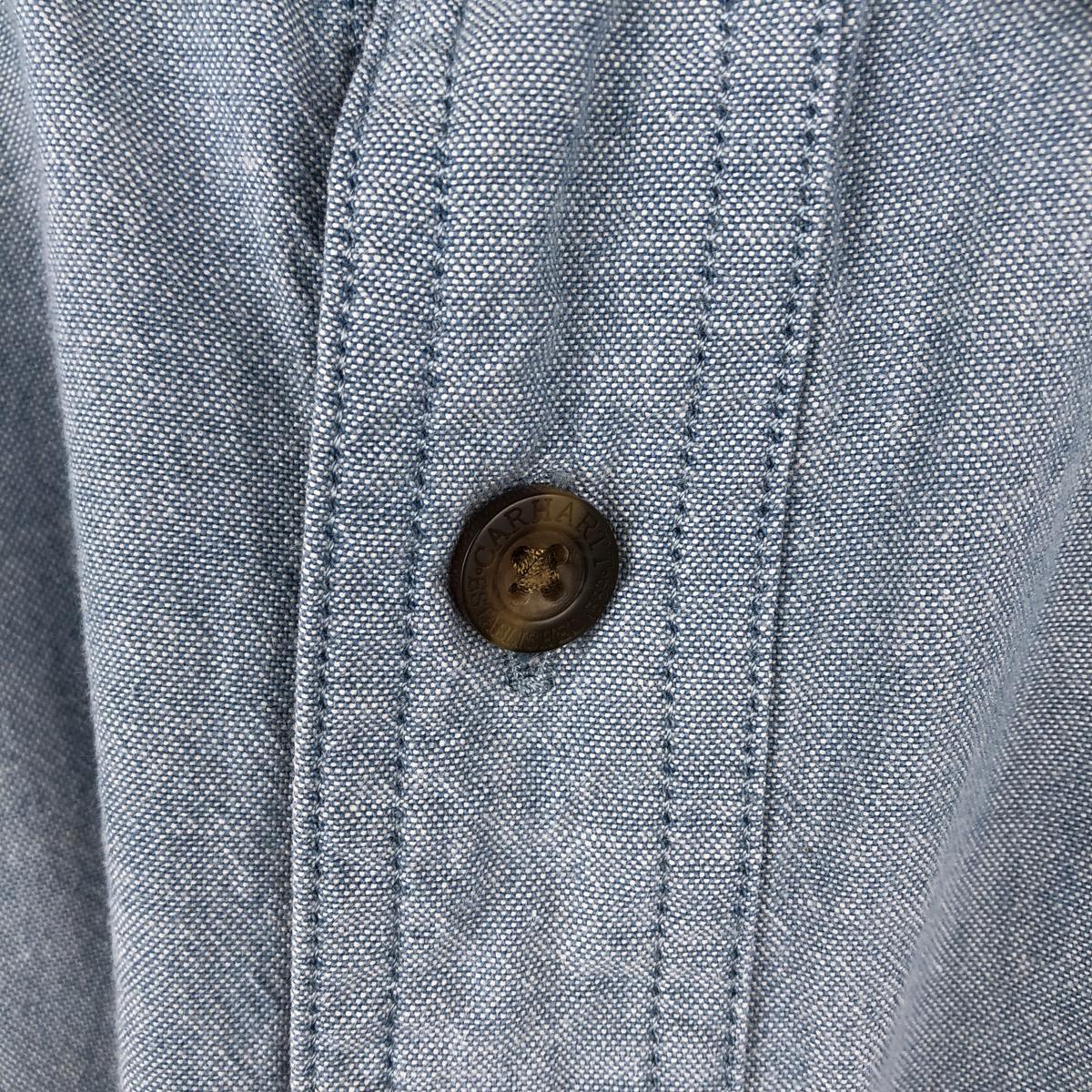 カーハート Carhartt 半袖 シャンブレーシャツ メンズL相当 cotton