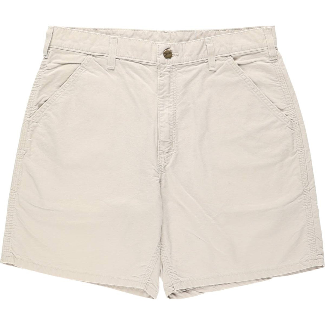 Carhartt duck canvas shorts, men's size W36 (approx.) unclear Beige type Vintage Second Hand