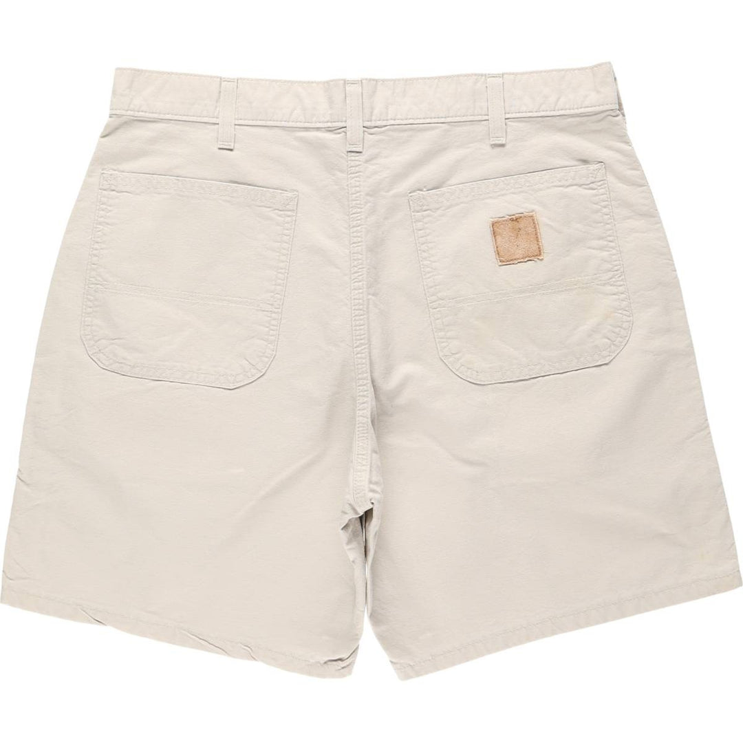 Carhartt duck canvas shorts, men's size W36 (approx.) unclear Beige type Vintage Second Hand