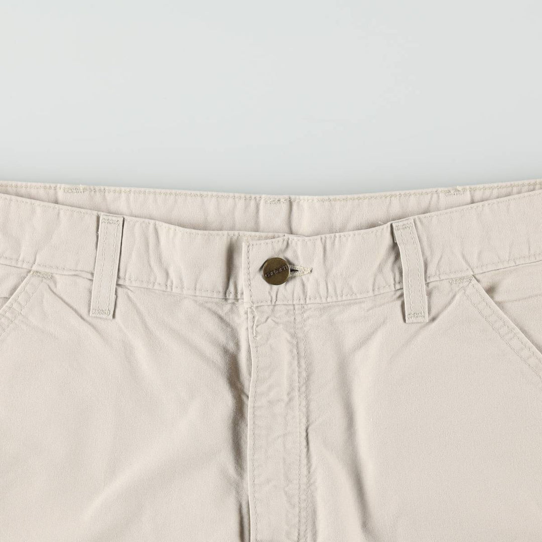 Carhartt duck canvas shorts, men's size W36 (approx.) unclear Beige type Vintage Second Hand