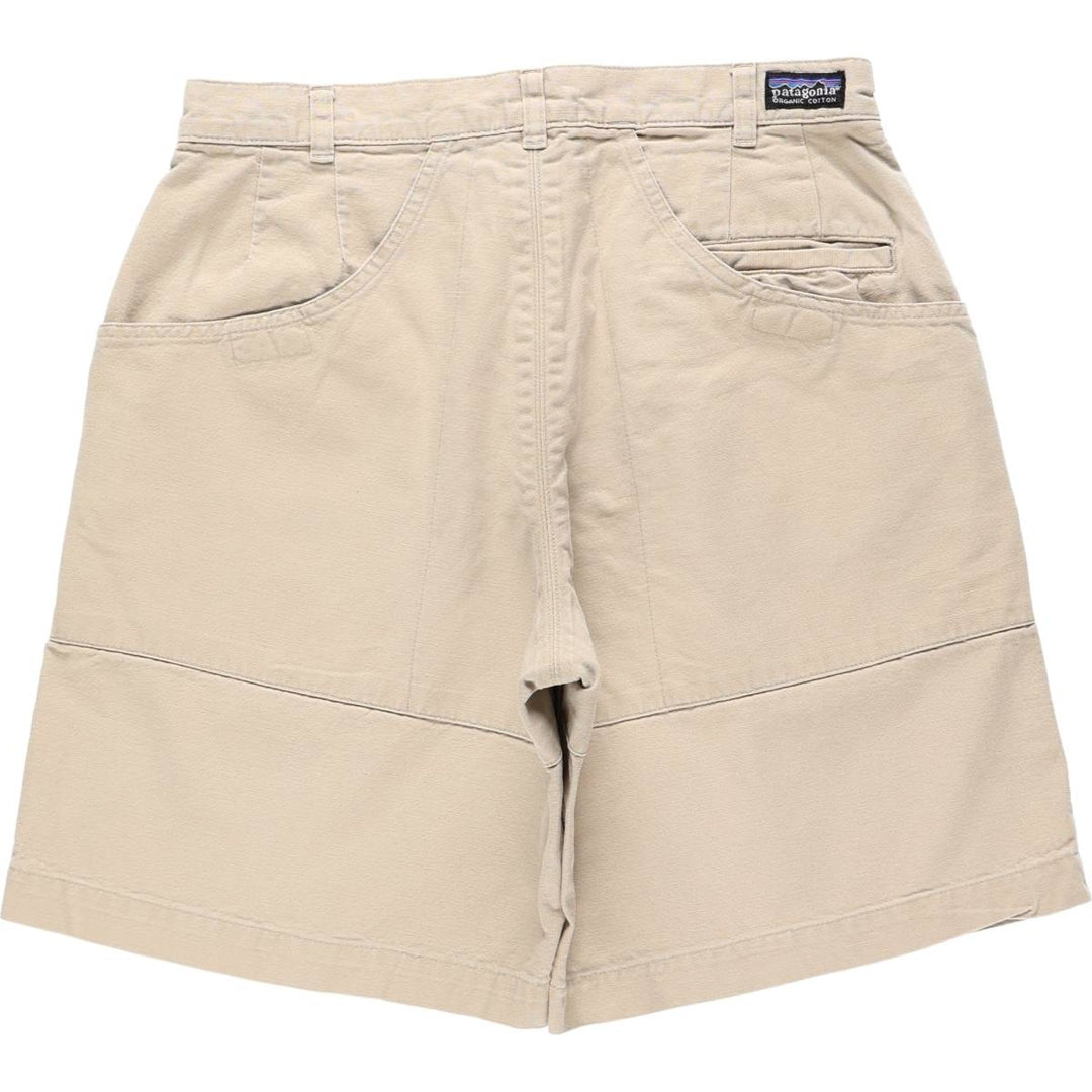 2000'S Patagonia Organic Cotton Stand-Up Shorts 57213SP01 Duck Canvas Shorts Men's W31 (approx.) cotton Beige type Vintage Second Hand