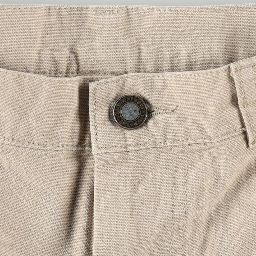 2000'S Patagonia Organic Cotton Stand-Up Shorts 57213SP01 Duck Canvas Shorts Men's W31 (approx.) cotton Beige type Vintage Second Hand