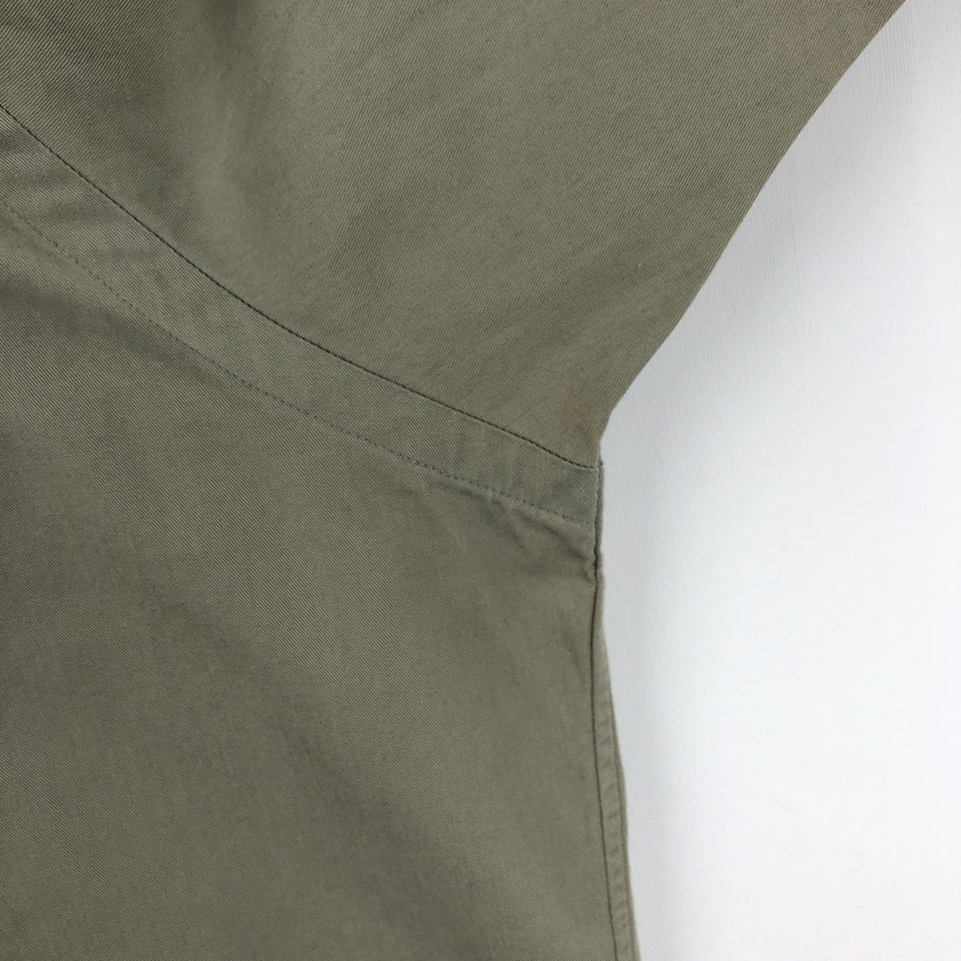 Ralph Lauren BLAKE short sleeve button down shirt, men's XL size cotton Khaki type Vintage Second Hand