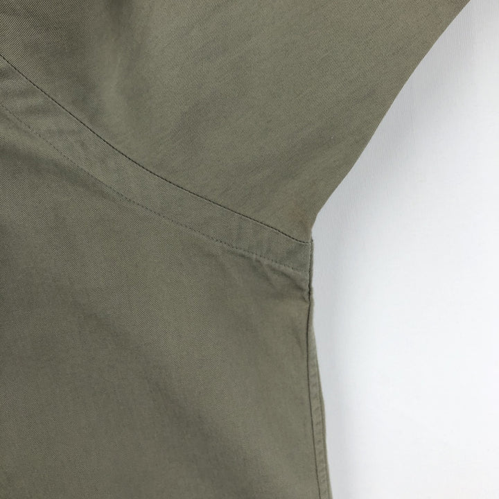 Ralph Lauren BLAKE short sleeve button down shirt, men's XL size cotton Khaki type Vintage Second Hand