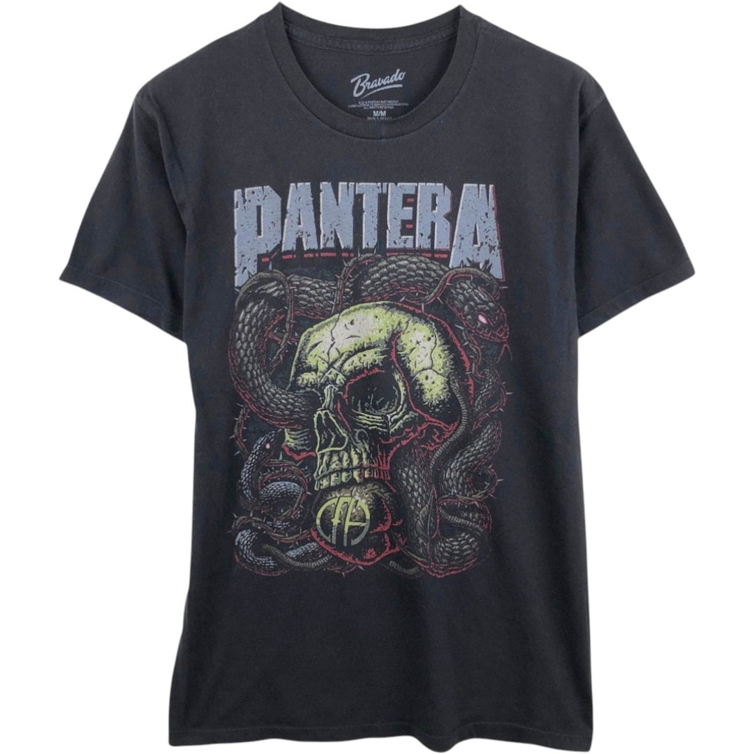 BRAVADO PANTERA Band T-shirt (Men's size M) cotton black type Vintage Second Hand