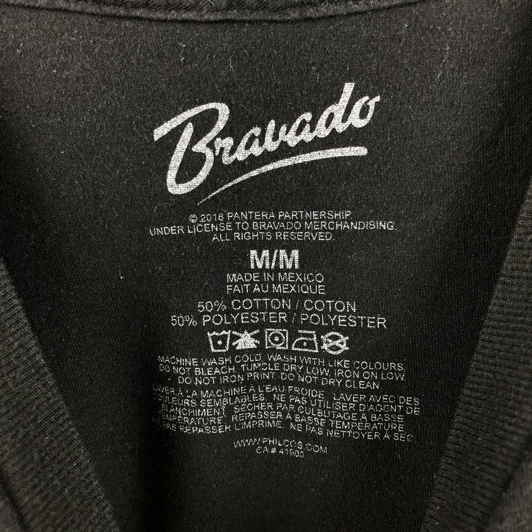 BRAVADO PANTERA Band T-shirt (Men's size M) cotton black type Vintage Second Hand