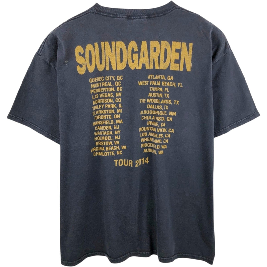 ALSTYLE SOUNDGARDEN Band T-shirt (Men's XXL equivalent) cotton black type Vintage Second Hand