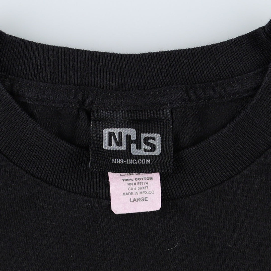 NHS SANTA CRUZ Santa Cruz Surf Skate T-shirt, Men's Size Medium cotton black type Vintage Second Hand