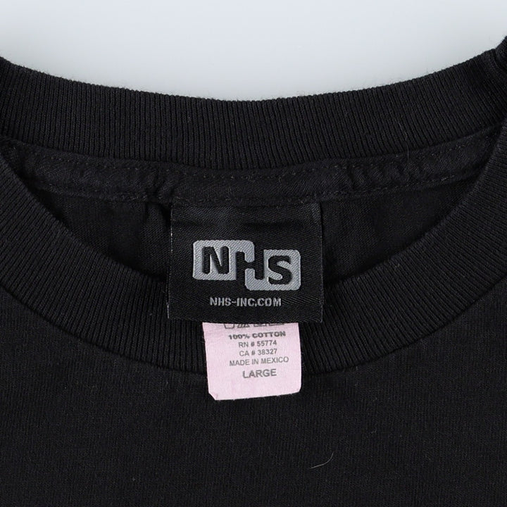 NHS SANTA CRUZ Santa Cruz Surf Skate T-shirt, Men's Size Medium cotton black type Vintage Second Hand