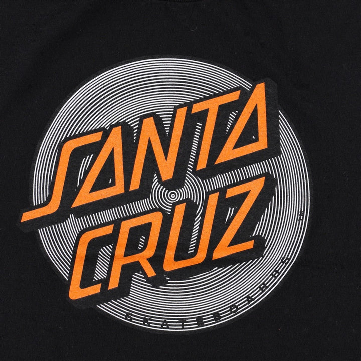 NHS SANTA CRUZ Santa Cruz Surf Skate T-shirt, Men's Size Medium cotton black type Vintage Second Hand