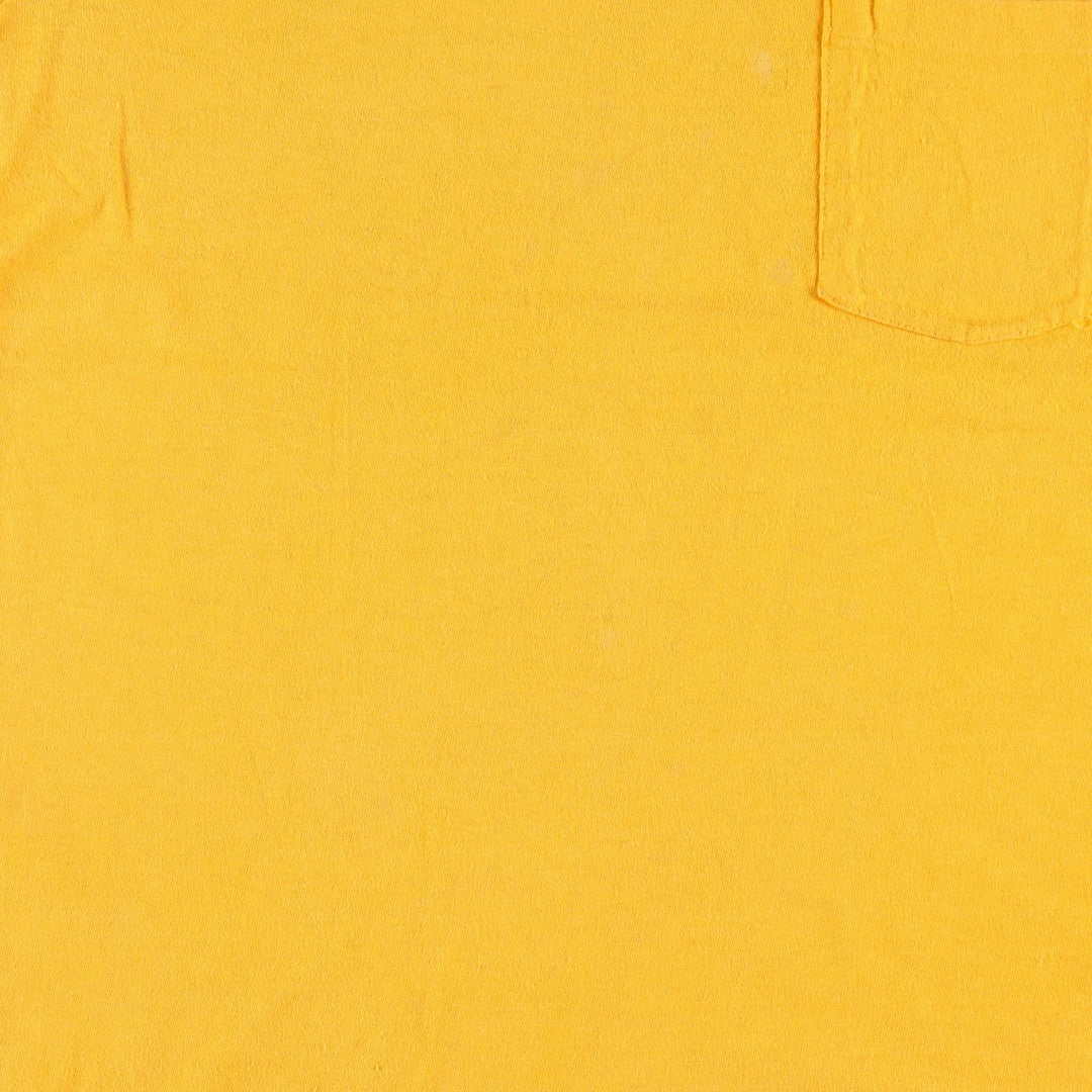70'S Stedman Hobie Surf Skate T-Shirt, Made in USA, Men's Size M (approx.), Vintage cotton yellow type Vintage Second Hand