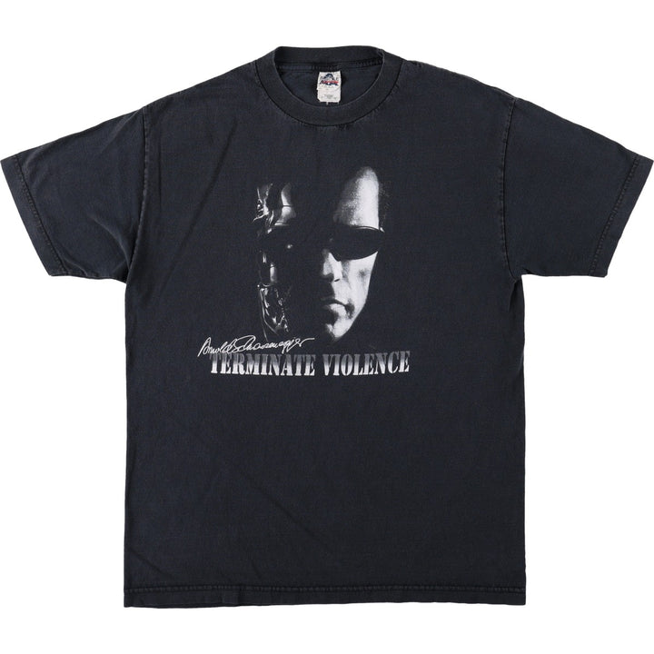 ALSTYLE TERMINATOR Movie T-Shirt (Men's Size L) cotton black type Vintage Second Hand