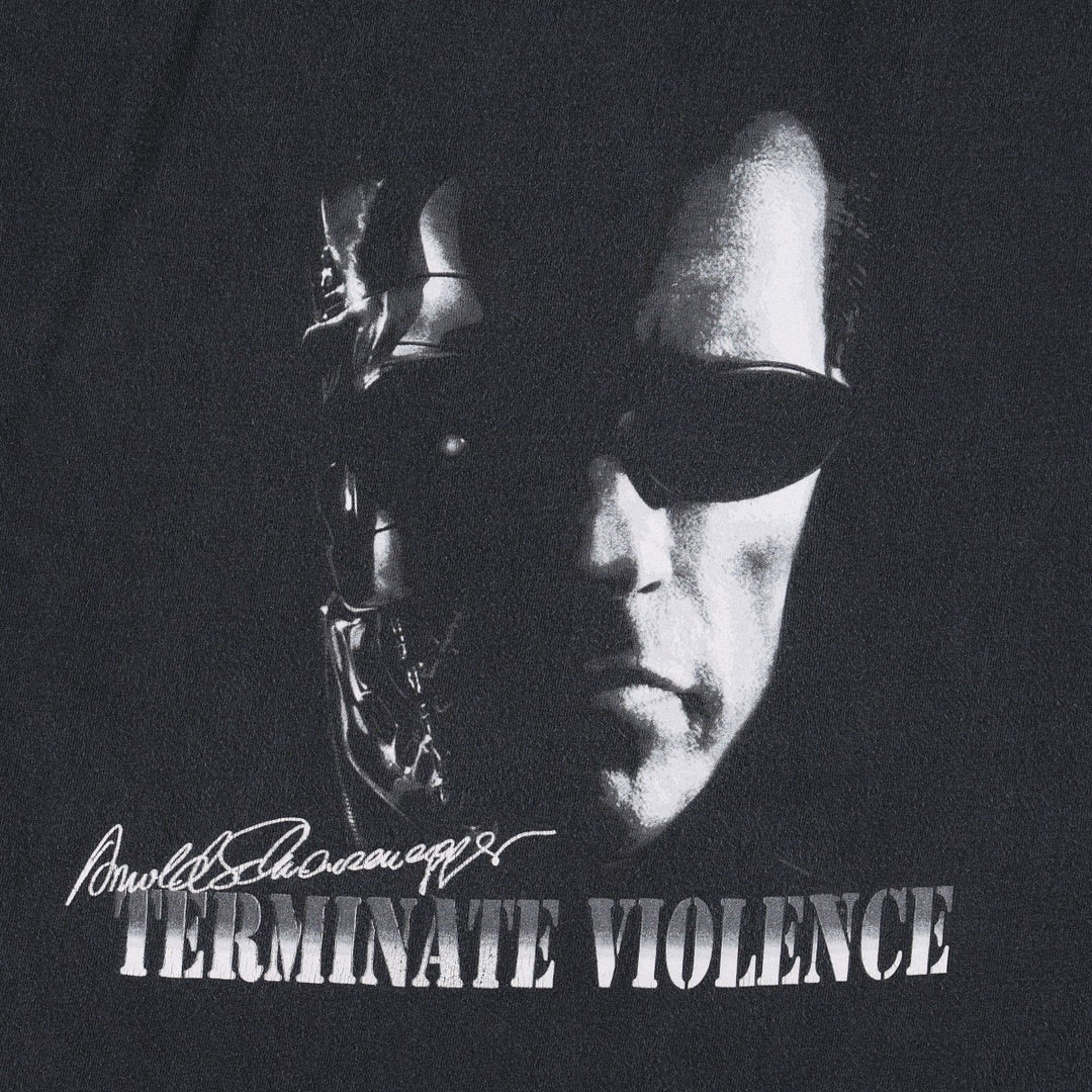 ALSTYLE TERMINATOR Movie T-Shirt (Men's Size L) cotton black type Vintage Second Hand