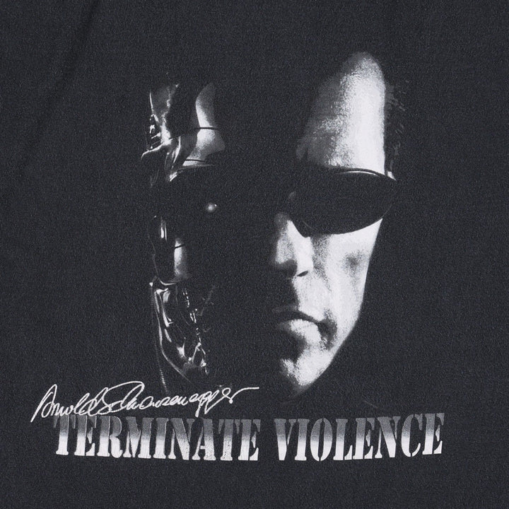 ALSTYLE TERMINATOR Movie T-Shirt (Men's Size L) cotton black type Vintage Second Hand