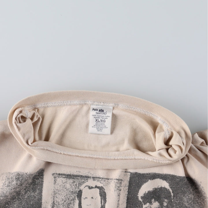 STAFFORD Pulp Fiction Movie T-Shirt (Men's XL equivalent) cotton Beige type Vintage Second Hand