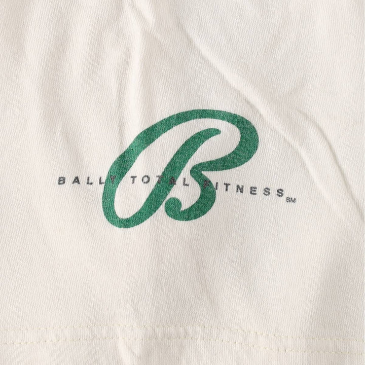 90s-00'S Delta Bally Total Fitness Advertising T-Shirt, Men's Size L (approx.), Vintage cotton white type Vintage Second Hand