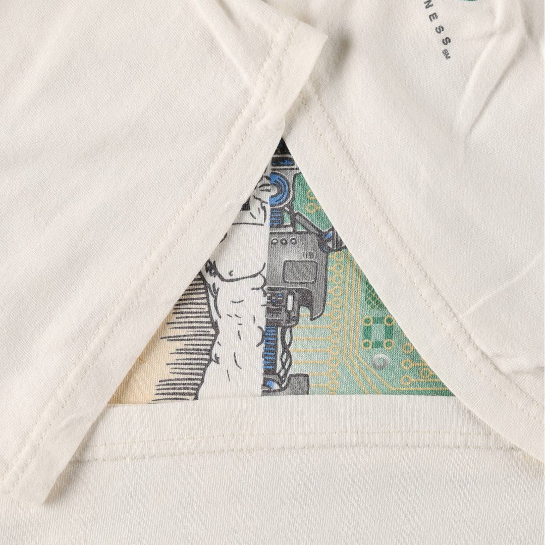 90s-00'S Delta Bally Total Fitness Advertising T-Shirt, Men's Size L (approx.), Vintage cotton white type Vintage Second Hand