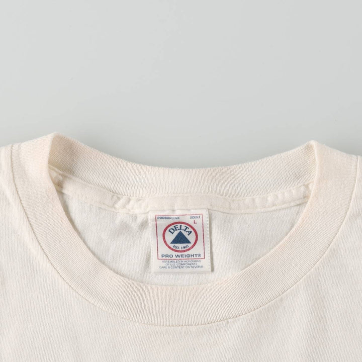 90s-00'S Delta Bally Total Fitness Advertising T-Shirt, Men's Size L (approx.), Vintage cotton white type Vintage Second Hand