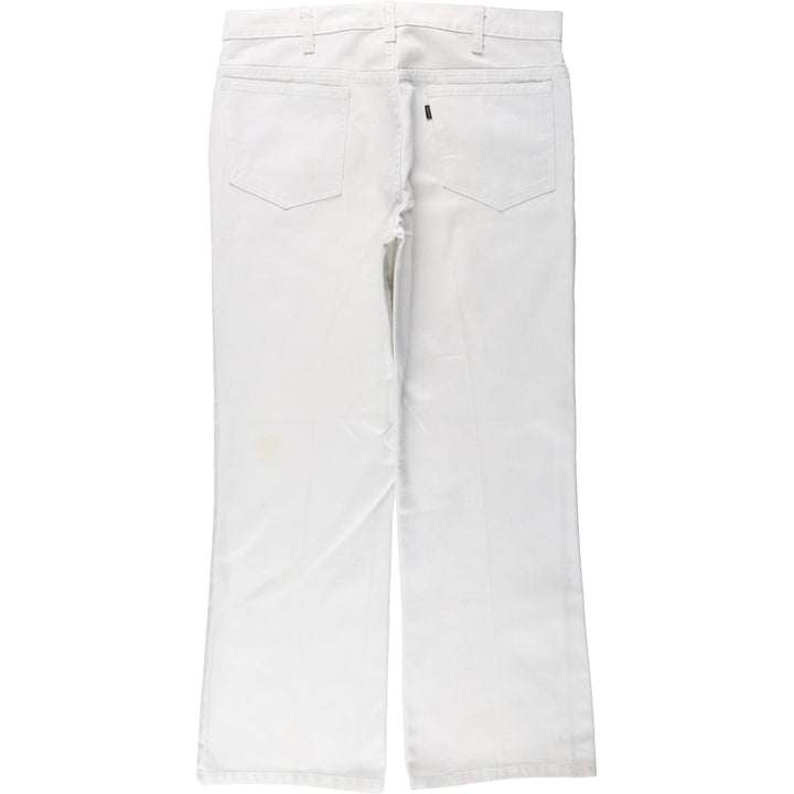 1980'S Levi's STA-PREST 517-1851 Flare Pants, Men's W34 (approx.), Vintage unclear white type Vintage Second Hand
