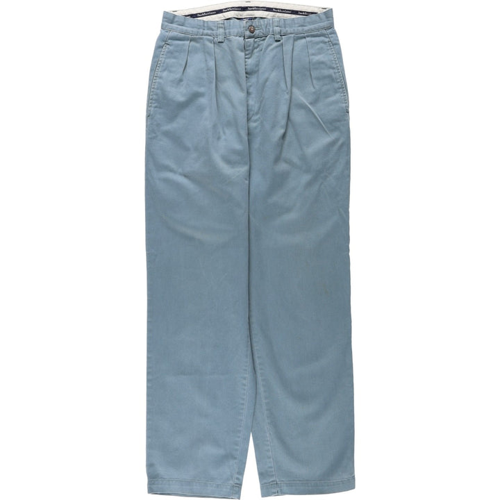 Ralph Lauren POLO RALPH LAUREN ANDREW PANT Two-pleat chino pants Men's size W30 cotton Khaki type sage green Vintage Second Hand