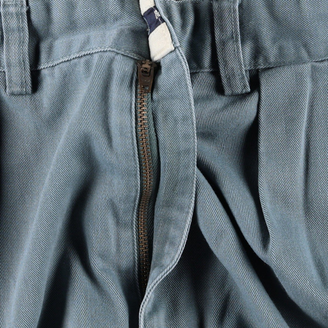 Ralph Lauren POLO RALPH LAUREN ANDREW PANT Two-pleat chino pants Men's size W30 cotton Khaki type sage green Vintage Second Hand