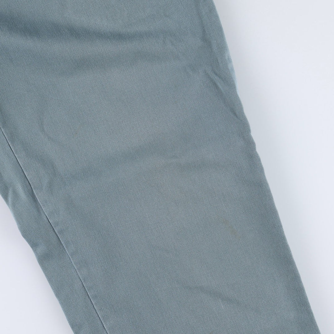 Ralph Lauren POLO RALPH LAUREN ANDREW PANT Two-pleat chino pants Men's size W30 cotton Khaki type sage green Vintage Second Hand