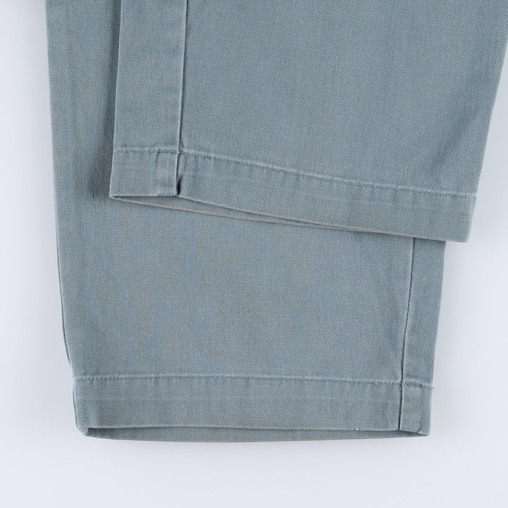 Ralph Lauren POLO RALPH LAUREN ANDREW PANT Two-pleat chino pants Men's size W30 cotton Khaki type sage green Vintage Second Hand
