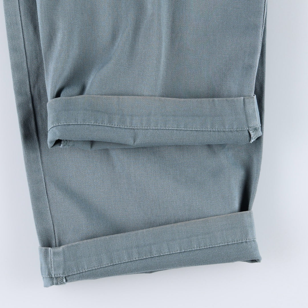 Ralph Lauren POLO RALPH LAUREN ANDREW PANT Two-pleat chino pants Men's size W30 cotton Khaki type sage green Vintage Second Hand