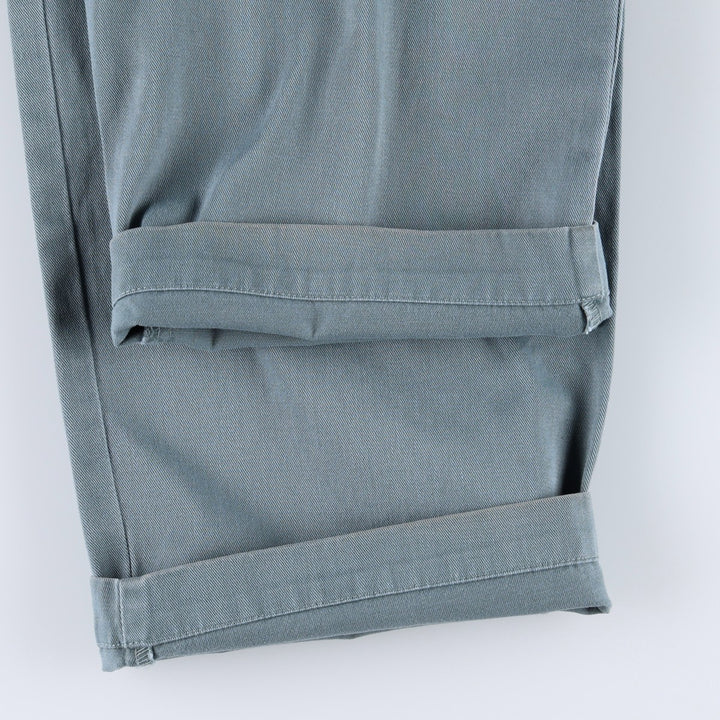 Ralph Lauren POLO RALPH LAUREN ANDREW PANT Two-pleat chino pants Men's size W30 cotton Khaki type sage green Vintage Second Hand