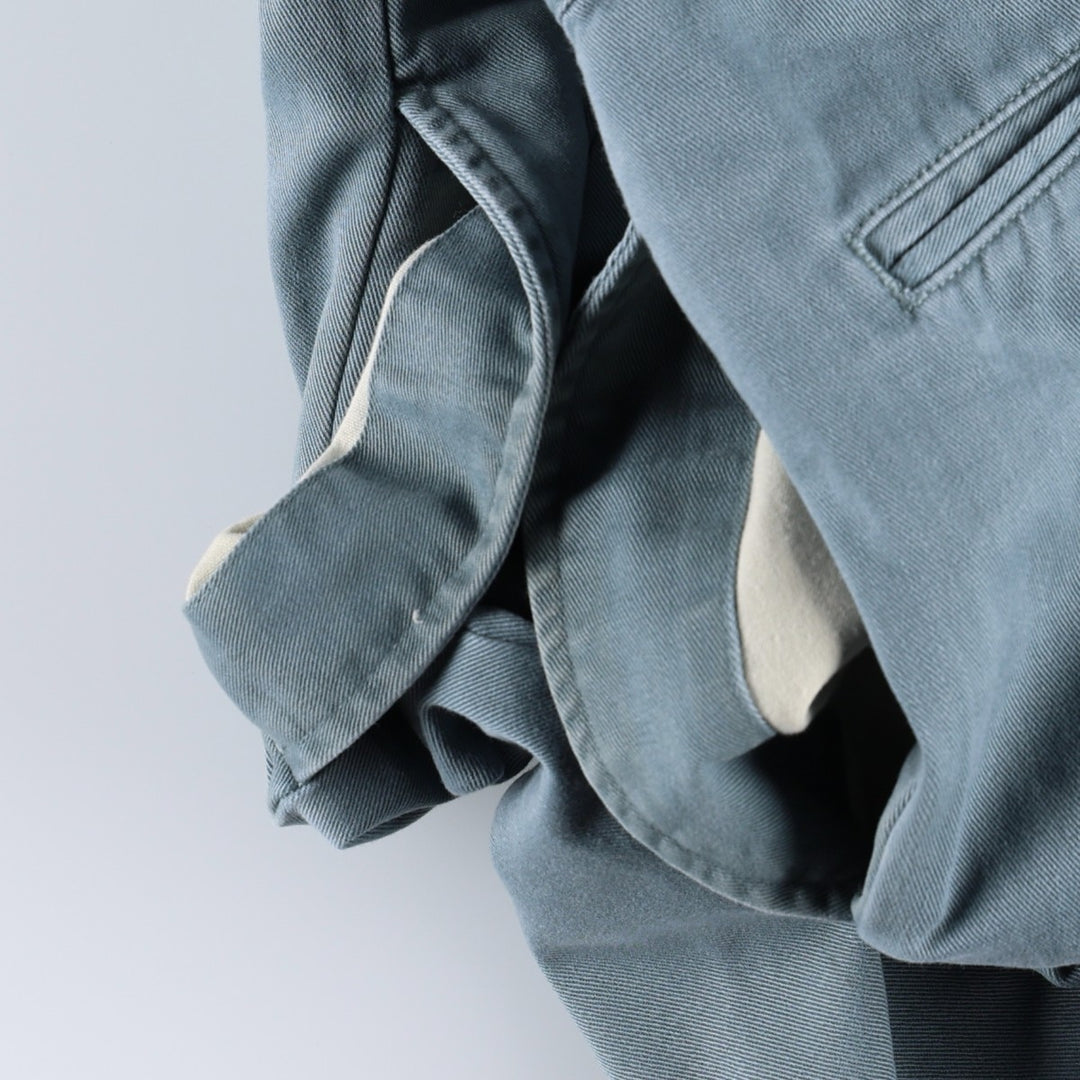 Ralph Lauren POLO RALPH LAUREN ANDREW PANT Two-pleat chino pants Men's size W30 cotton Khaki type sage green Vintage Second Hand