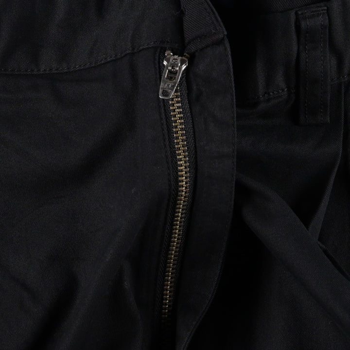Ralph Lauren POLO by Ralph Lauren HAMMOND PANT, two-pleat chino pants, men's, w37 equivalent cotton black type Vintage Second Hand