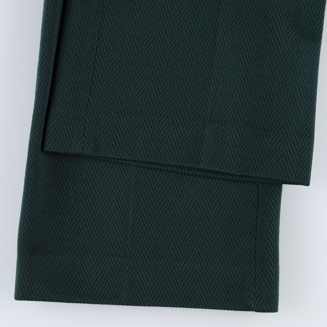 70s-80'S Levi's PANATELA slacks pants, men's size W33 equivalent, vintage. unclear dark green Vintage Second Hand