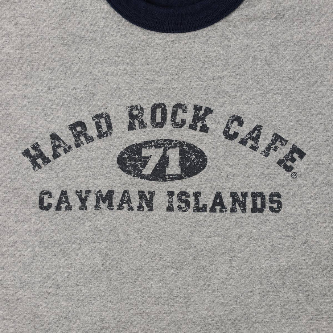 HARD ROCK CAFE Reversible Advertising T-Shirt, Men's Size L (approx.) cotton navy blue type Vintage Second Hand