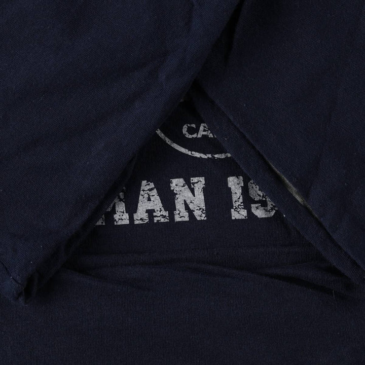 HARD ROCK CAFE Reversible Advertising T-Shirt, Men's Size L (approx.) cotton navy blue type Vintage Second Hand